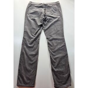 Ann taylor loft 28/9 curvy skinny Lightweight velour corduroy pants jeans grey ^